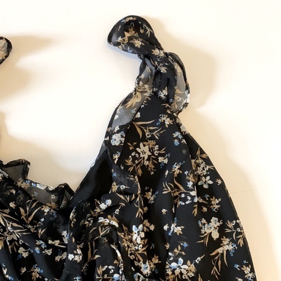 Anthropologie Bailey 44 Cecile Ruffled Floral Midi Dress - Picture 12 of 12